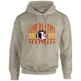 thumbnail image 2 of Men's  Tan Florida State Seminoles Upper Arch Letters Pullover Hoodie, 2 of 3