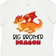 thumbnail image 4 of Inktastic Big Brother Cute Red and Orange Dragon Boys Toddler T-Shirt, 4 of 5