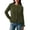 Army Green, variant on Womens Fall Button Down Cardigans Knit Ruffle Open Front Cropped Cardigan Sweaters Soft Long Sleeve Tops,Beige,L