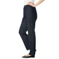 thumbnail image 3 of Woman Within Women's Plus Size Straight Leg Fineline Jean Jean, 3 of 6
