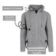 thumbnail image 3 of 2-Pack Men’s Fleece-Lined Full-Zip Hoodie (S-2XL), 3 of 5