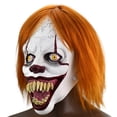 thumbnail image 3 of Máscara de payaso de Halloween Pennywise, sombrero de látex para cosplay, 3 of 5