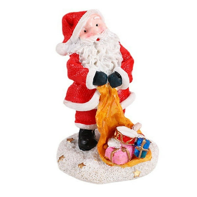 Mini Fairy Garden Christmas Ornaments Landscape Crafts Ornament Model Moss Landscape Terrarium