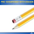 thumbnail image 5 of 1InTheOffice Pre Sharpened Pencils #2, Pencils with Eraser, 2 HB, Wood-Cased, Black Lead, Yellow Barrel (48), 5 of 7