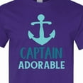thumbnail image 4 of Inktastic Captain Adorable, Boat Anchor, Sailor, Sailing T-Shirt, 4 of 5