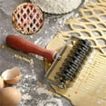 thumbnail image 3 of 1*Roller Knife Roller Stainless Steel Wooden Handle Roller Needle Pizza Wheel Baking Supplies, 3 of 9