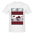 thumbnail image 4 of Bingfone Buffalo Plaid Forest Men'S Loose Fit Short-Sleeve Pocket T-Shirt, 4 of 7