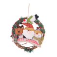 thumbnail image 3 of Adornos colgantes navideños Colección de regalos Adorno de interior Alce de Papá Noel, 3 of 9
