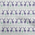 thumbnail image 1 of oneOone Rayon Purple Fabric Christmas Lumberjeck Sewing Material Print Fabric By The Yard 56 Inch Wide, 1 of 4