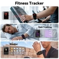 thumbnail image 3 of Fitness Tracker, 1.57inch Smartwatch for Men and Women, Gits for Android and iPhone Devices, Pedometer/Bluetooth Calls (Make/Receive), 50+ Exercise Modes, Fitness Watch Gift (Black), 3 of 7