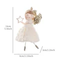 thumbnail image 3 of Lindos muñecos de ángel de Navidad, adornos navideños para el árbol de Navidad, adornos navideños para el hogar, decoración navideña de Año Nuevo 2024, regalos para niños, 3 of 5
