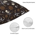 thumbnail image 3 of Yiaed Pirate Skulls Print Pillow Covers Super Soft Decorative Square Throw Pillow Covers Case Cushion Covers for Sofa Couch Bedroom Car Decor（No pillow core）-22"x22", 3 of 7