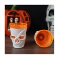 thumbnail image 1 of 12 piezas/juego de copas de vino luminosas para Halloween, accesorios de ambiente, copas de vino con esqueleto de terror, LED electrónicas, púrpura y negro, púrpura y negro, 1 of 5