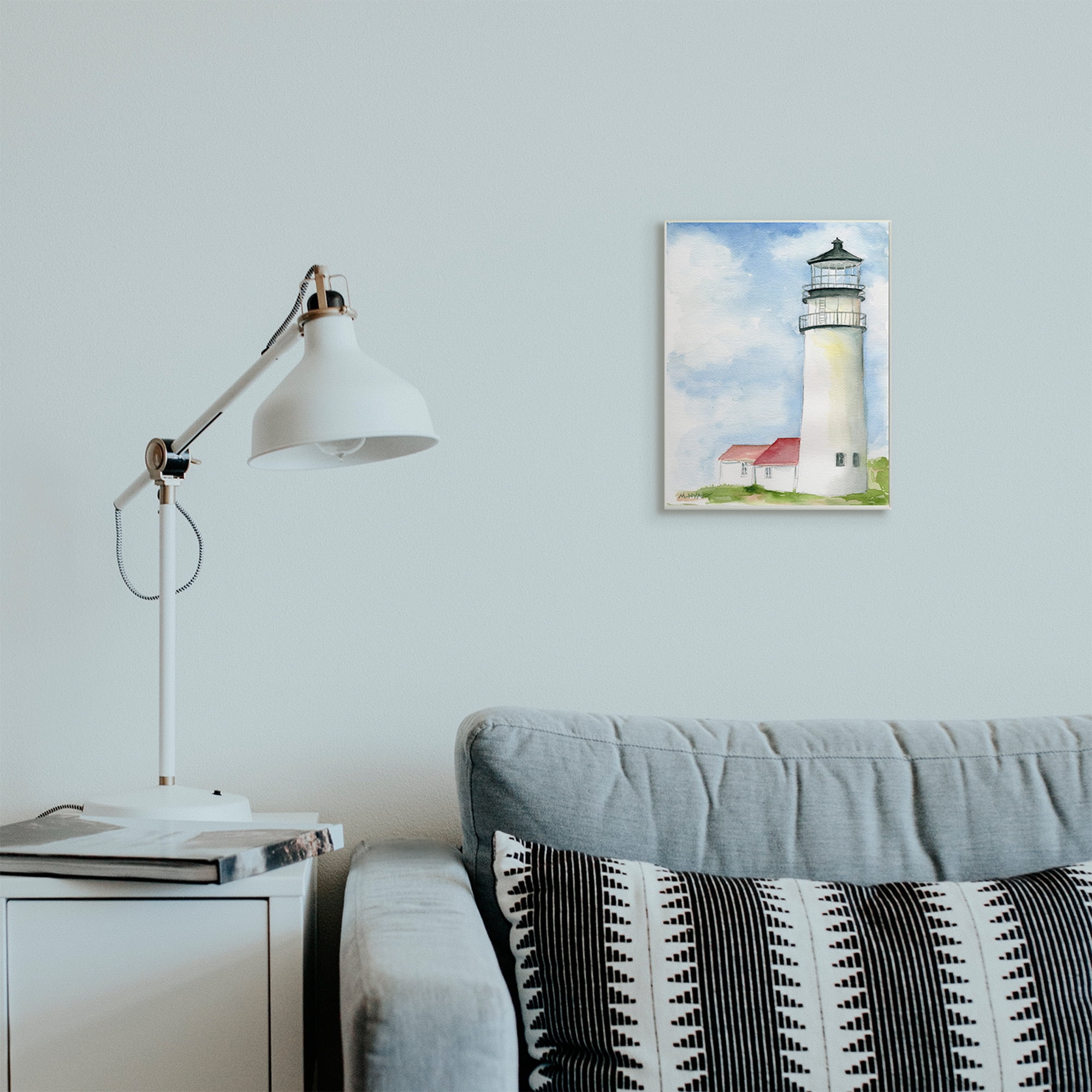 Stupell Industries Highland Lighthouse Nautical Coast Architecture Wall Plaque, 10 x 15, Design by Melissa Hyatt LLC
