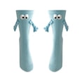 thumbnail image 2 of Couple Holding Hands Tube Socks Magnetic Cute Novelty Pull Up Socks for Him and Her, 2 of 3
