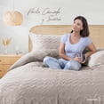 thumbnail image 4 of Juego de Funda para Edredon Duvet Dreamlab, Tamaño Individual, Color Beige, 2 Piezas, 4 of 9