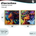 thumbnail image 3 of Stupell Industries Radiant Flow Of Colors 2 Piece Gold Framed Floater Canvas Set, design by Svetlana Aleynikova, 3 of 9