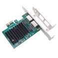 thumbnail image 1 of Puerto de tarjeta de red PCI-E X1 Ethernet RJ45 controlador de 2 puertos Chip RTL8125, 1 of 9