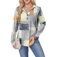 thumbnail image 4 of Womens Tops V Neck Button Sweatshirt for Women Pullover Long SLeeve Shirts Fall Outfits 2026 Loose Fit S-2XL, 4 of 5