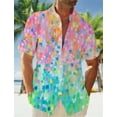 thumbnail image 3 of Camisas hawaianas de verano 2024 para hombre, camisas casuales frescas con estampado 3D de atardecer para playa, camisas de manga corta con solapa, blusas de calle, ropa para hombre y mujer, 3 of 5