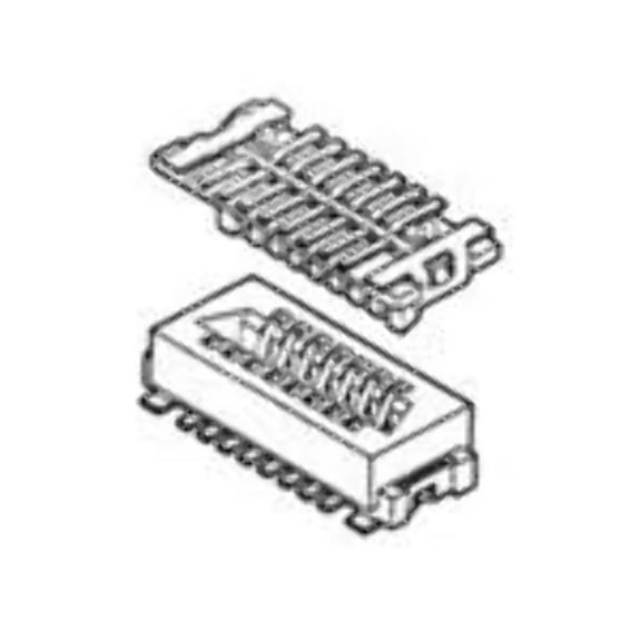 91901-31151 Connector Header 51 Position Gold Center Strip Contacts Surface Mount