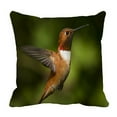 thumbnail image 1 of ABPHQTO Colibrí Volando Verde Natural Funda de Almohada Funda de Almohada Protector de Almohada Cama 40x40 cm, 1 of 1