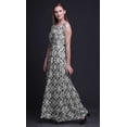 thumbnail image 4 of Bimba Robe de Soirée Teinture sur Nœuds pour Femmes à Col Rond Imprimée Sans Manches - Medium, 4 of 5