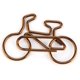 thumbnail image 4 of 20 clips de papel de metal con forma de bicicleta, color café, marcapáginas, clip de papelería para la escuela y la oficina, 4 of 5