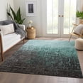 thumbnail image 6 of Addison Rugs Mayfield Premium Machine Washable Transitional Ombre Teal Rectangle Rug, 10' x 14', 6 of 6
