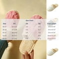thumbnail image 3 of Viluyesy Womens Scuff Slippers Braided Fuzzy Plush Corduroy Trim Closed Toe Non Slip Warm Indoor House Slides Gray Size 9-10, 3 of 6