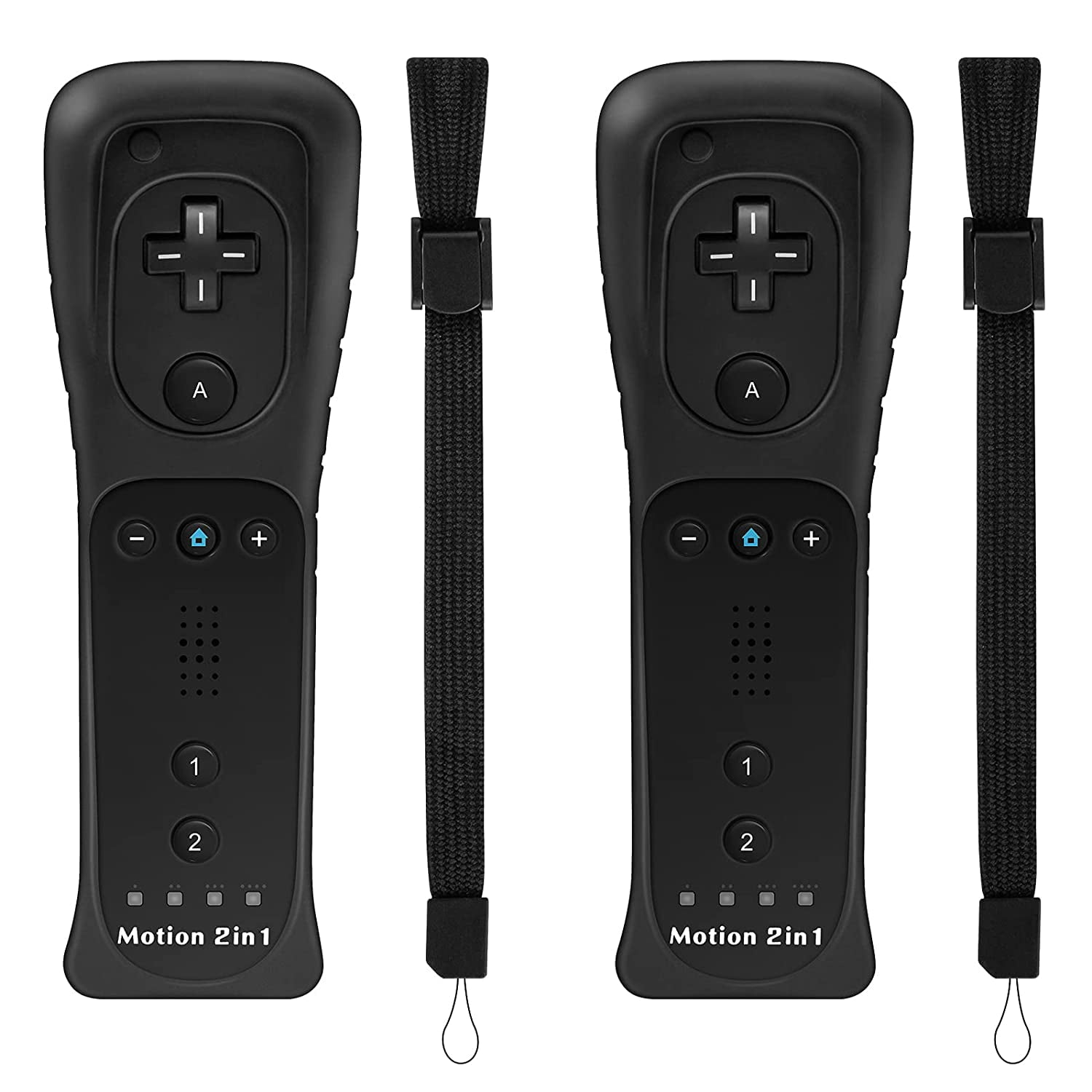 2 Pack Wii Controller, 2 in 1 Wii Remote Controller with Motion Plus