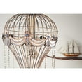 thumbnail image 3 of 23" x 23" x 41" Vintage Hot Air Balloon Pendant, 3 of 5