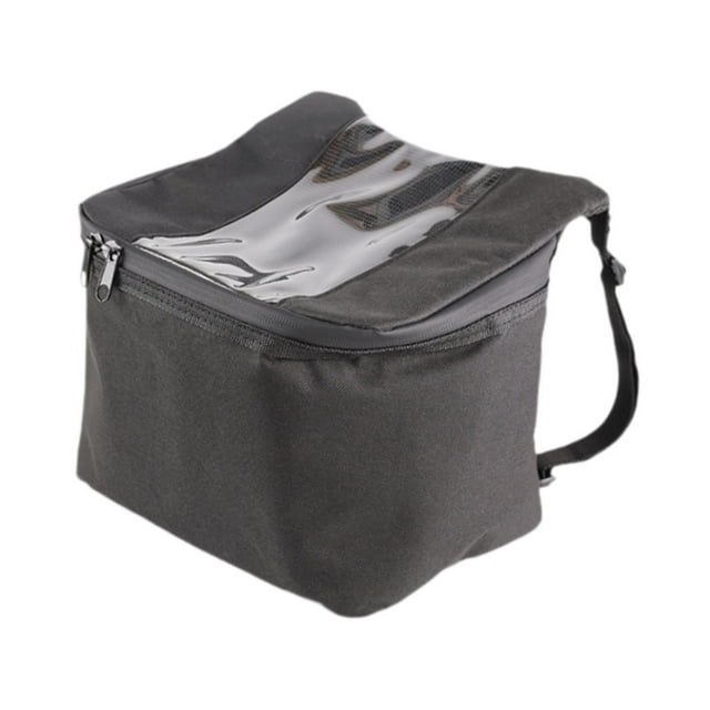 Bolsa impermeable para auriculares con pantalla táctil para teléfono móvil, bolsa frontal para manillar de motocicleta L Vertical