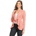 thumbnail image 2 of Women's Casual Long Sleeve Solid Open Blazer Jacket, 2 of 4