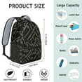 thumbnail image 6 of Waterproof School Backpack with Scientific Formula Design - Ergonomic Student Backpack for Science Lovers, Durable & Lightweight, 6 of 6