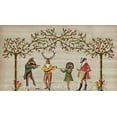 thumbnail image 2 of Fab Funky 32x20 White Modern Wood Framed Museum Art Print Titled - Minstrel Group, 2 of 4