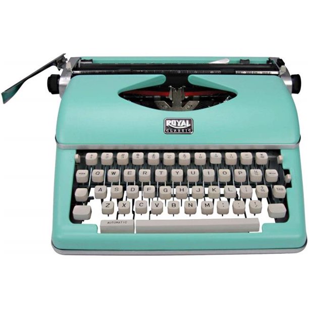 Typewriter, Mint Green