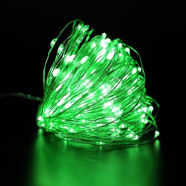 Guirnalda de luces LED USB de 5/10/20M, guirnalda de alambre de cobre y plata, luces de hadas impermeables para decoración para fiesta de boda y Navidad Tan Jianjun unisex