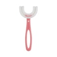 thumbnail image 1 of Home Decor All Rounded Children U Shape Toothbrush Portable Baby Silicone Toothbrush, 1 of 1