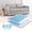 Blue & White Set of 2, variant on Kabum Supports for Sagging Cushions 2-Piece Wave Foam Sofa Slipcovers, Blue  White