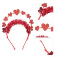 thumbnail image 4 of KAKOWELY 1 diadema para el día de San Valentín para mujer, diadema con diseño de corazón de amor., 4 of 4