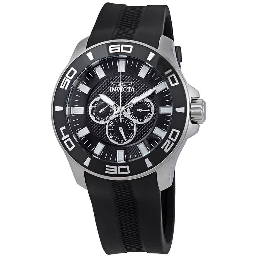 Invicta Pro Diver Black Dial Black Silicone Men's Watch 28000