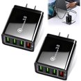 thumbnail image 1 of Chenchen 2 Pcs Pro Phone Charger, Pro Charger, 4-Port Wall with Intelligent Temperature Control,Wall Charge for Travel & Home,Universal Compatibility for All Phones, 1 of 1