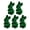 5pcs, variant on Ruanlalo Artificial Moss Bunny Statue Realistic Furry Moss Flocked Rabbit Ornament Standing Foam Rabbit Figurine for Spring Easter Party Outdoor Indoor Patio Home Desktop Decor