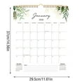 thumbnail image 3 of SMKE 2026 Hanging Wall Calendar,Watercolor Greenery Accent,Fade-Resistant Print Planner,Cross-Month Mini Calendar,Durable Ring Binding,Office Home Decor,Practical Schedule Organizer,Gift-Worthy L, 3 of 6