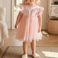 thumbnail image 2 of Jamsmile Toddler Girls Tulle Princess Dress Lace Tiered Embroidery Swing Tutu Dresses Summer Girls Pageant Ball Gown Dress, 2 of 5