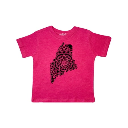 

Inktastic Maine Silhouette Mandala Gift Toddler Boy or Toddler Girl T-Shirt