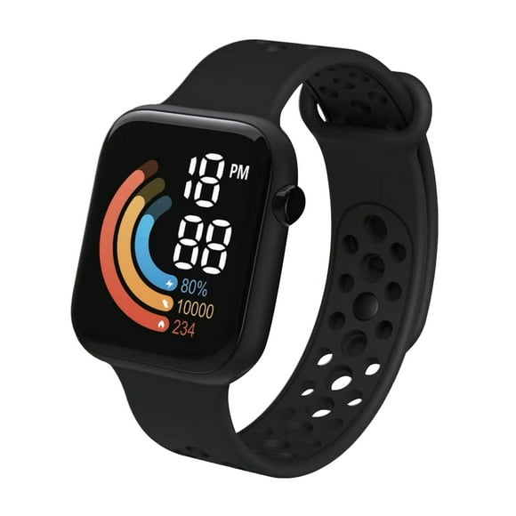 Hearth & Gear Student Children's Internet LED Electronic Watch Astronaut Square Electronic Watch Student Watch Function And Looking Student Watch A Cool Boys Watch Girls Ages 8-12 Gizmo Game Teenager