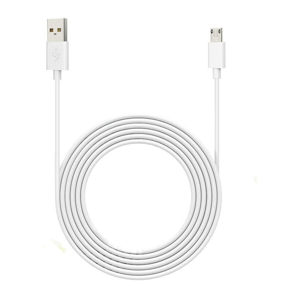 Sourcingbay 25ft USB to Micro USB Extension Power Cable Compatible for Wyze Cam, Oculus Go, Yi Home Camera, Kasa Cam Security Camera, White