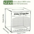 thumbnail image 3 of Daily Automatic Saving Money Box with Targets Amount Setting for Students and Professional Clear 365 Day Money Banks Jar, 3 of 8